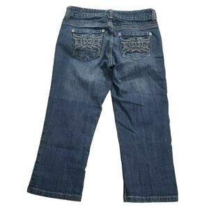 Suko Capris Size 6 Womens Medium‎ Wash Low Rise Summer Denim